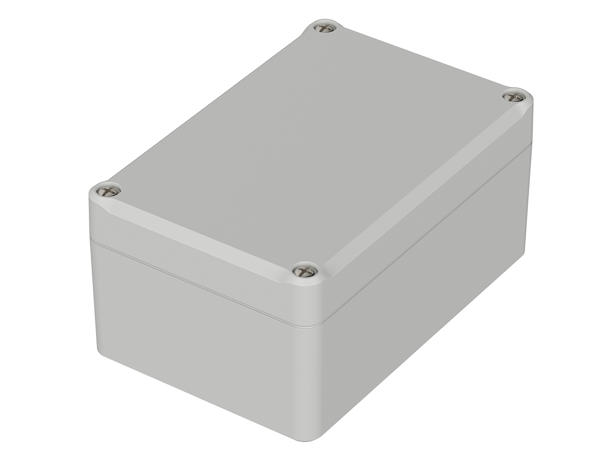 Bopla Euromas II Series Light Grey ABS Enclosure, IP65, Light Grey Lid, 120 x 80 x 57mm