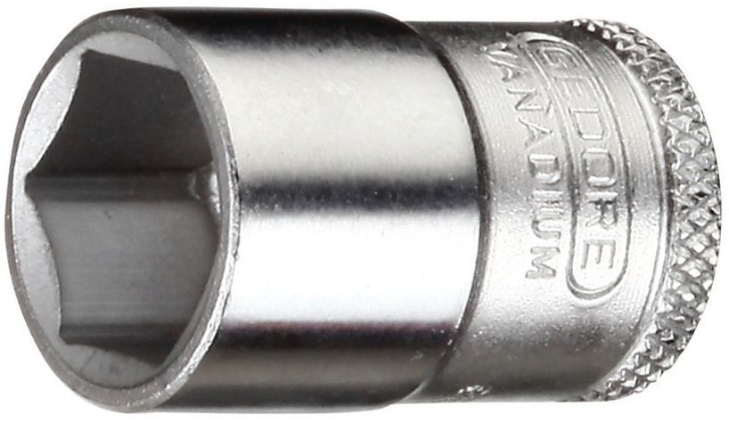 Gedore 3/8 in Drive 24mm Standard Socket, 6 point, 33 mm Overall Length