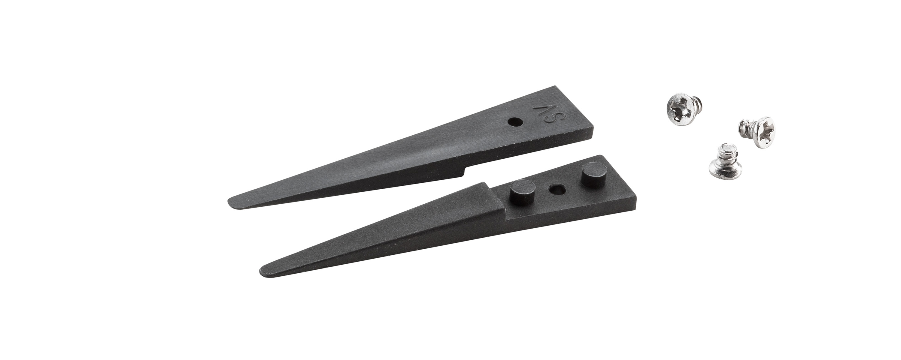 ideal-tek 40 mm, PVDF, Straight, ESD Tweezers