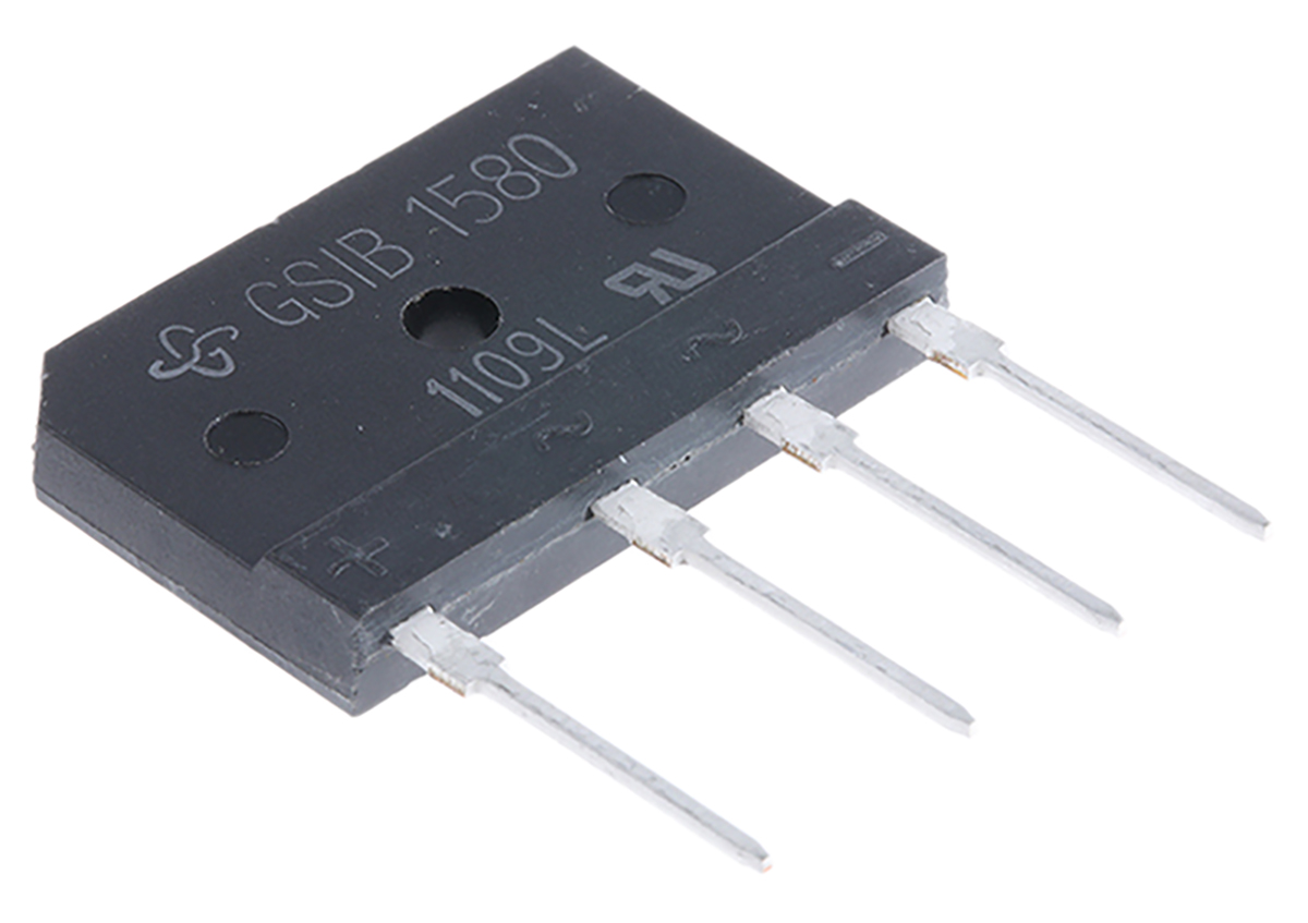 Vishay Bridge Rectifier, 3.5A, 800V, 4-Pin