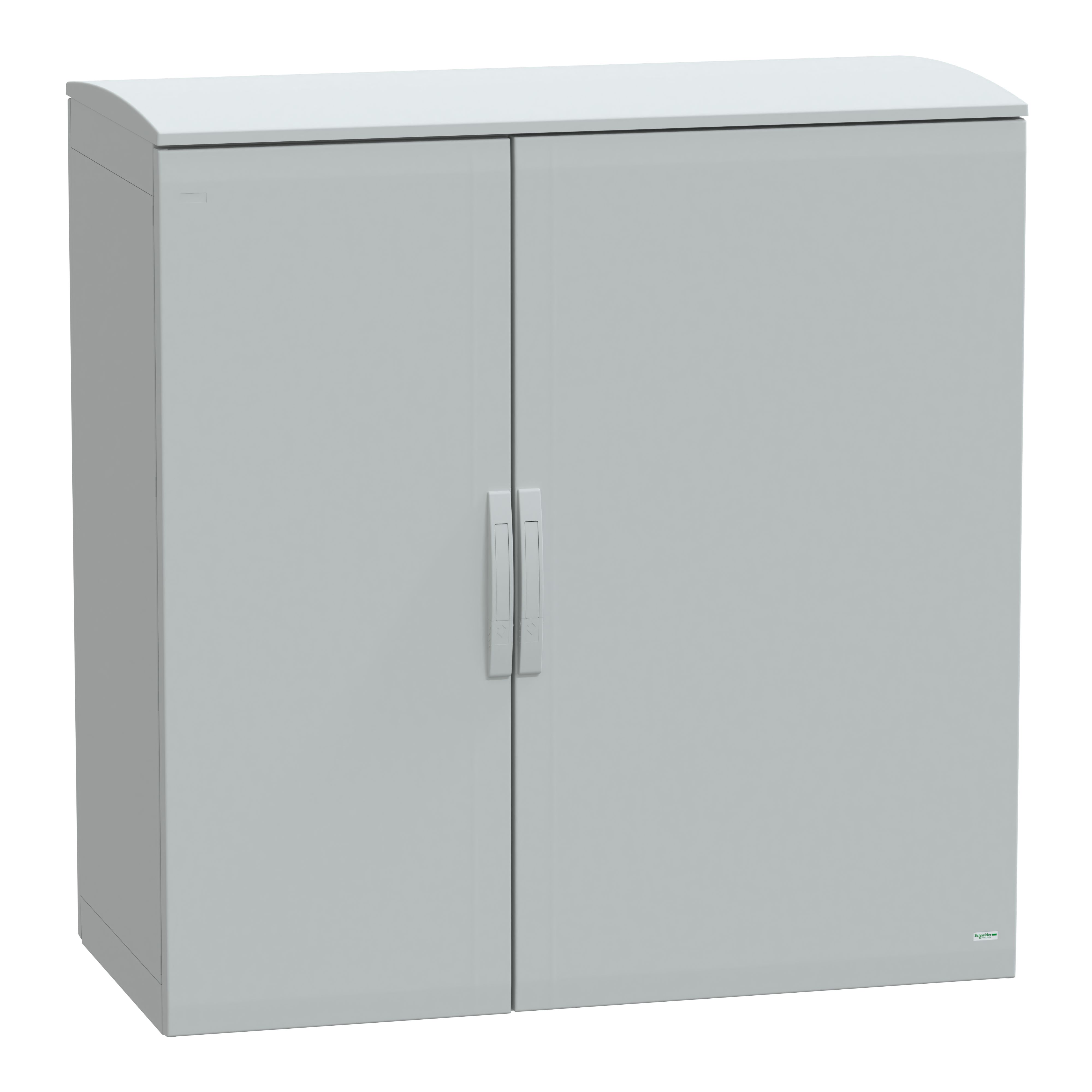 Schneider Electric PanelSeT Series Fibreglass Reinforced Polyester Double-Door-Door Floor Standing Enclosure, Opaque