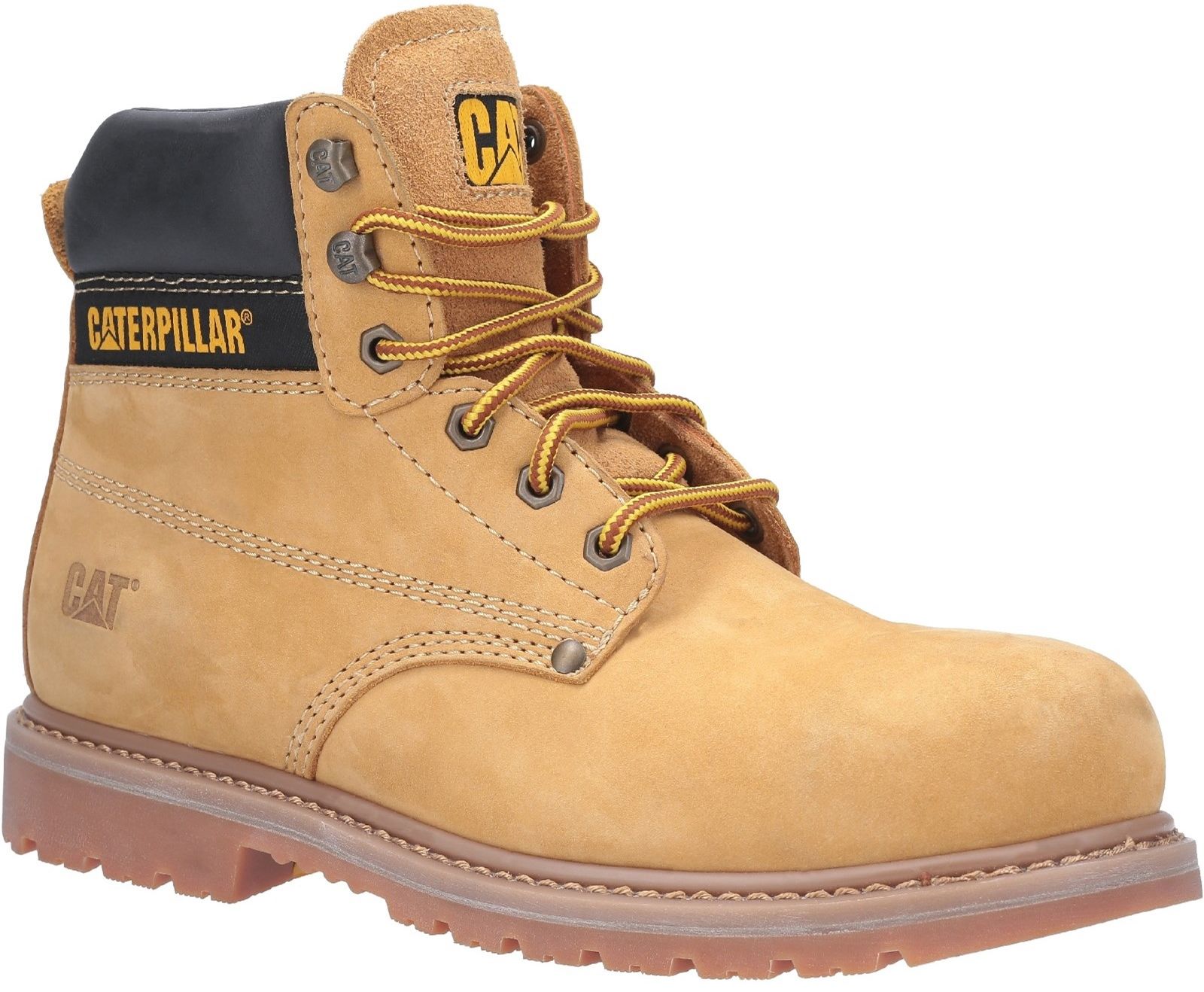 CAT P724624 Honey Steel Toe Capped Unisex Safety Boots, UK 11, EU 45