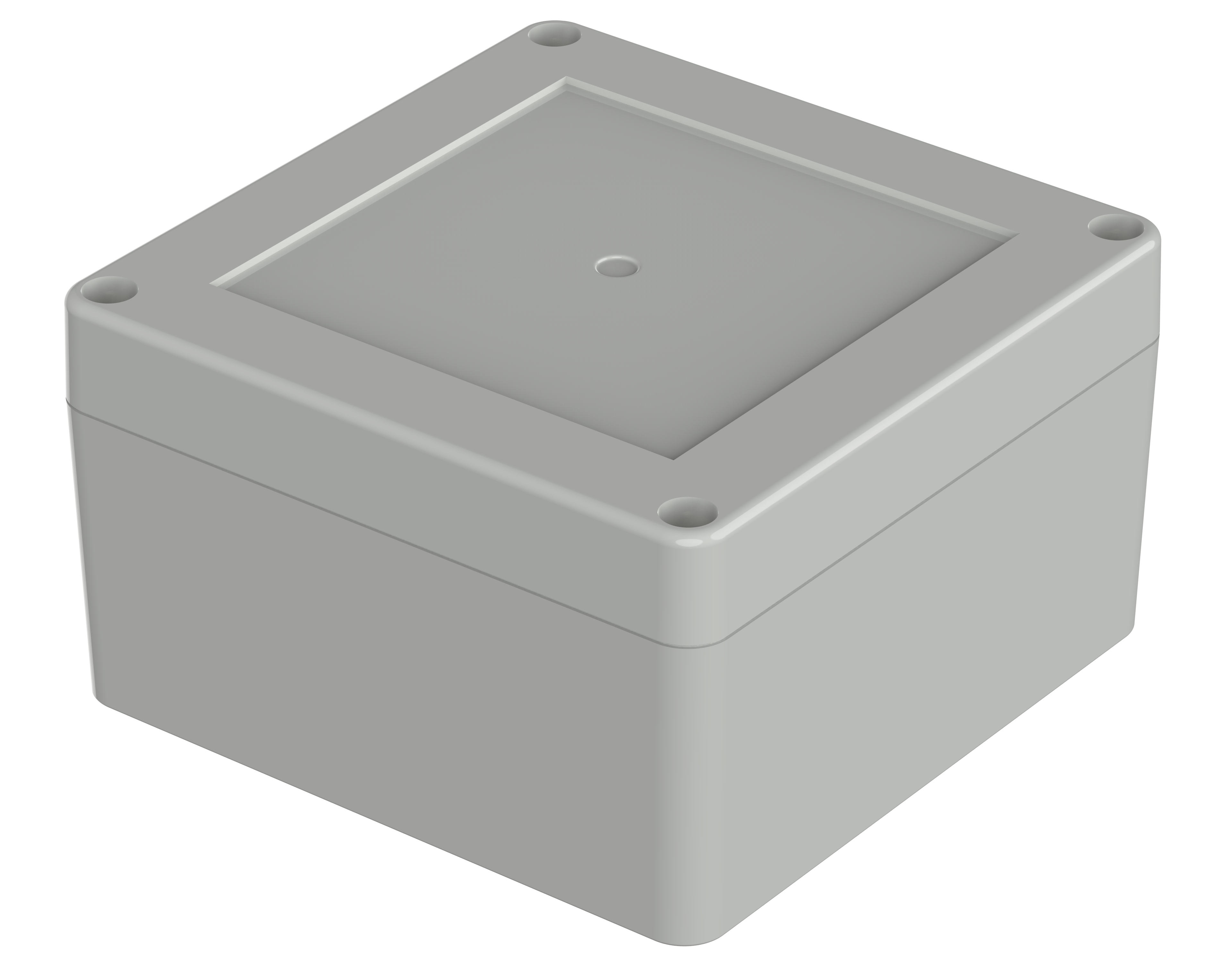 Bopla Euromas X Series Light Grey Polycarbonate Enclosure, IP66, IP68, IK07, Light Grey Lid, 105 x 105 x 60.1mm