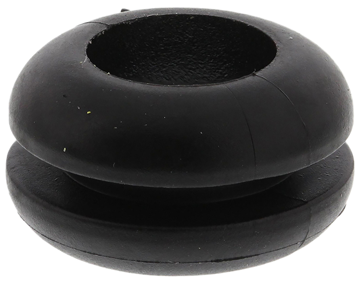 HellermannTyton HV Black PVC 9.5mm Cable Grommet for Maximum of 8mm Cable Dia. 633-02080 HV1208-PVC-FR-BK