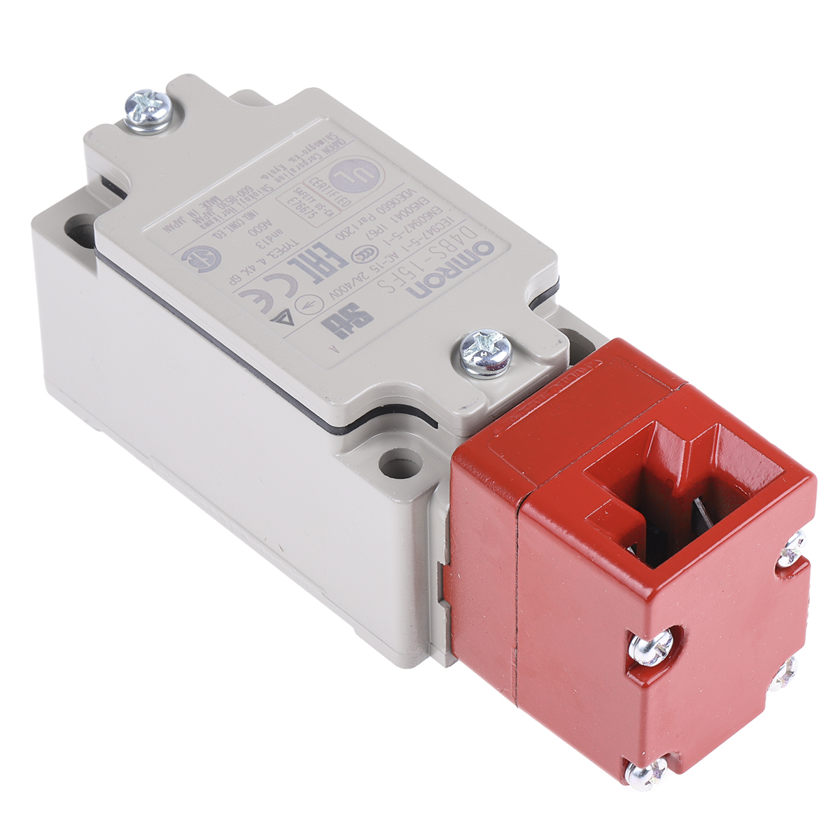 Omron D4BS Safety Interlock Switch, 1NC/1NO, Keyed, Plastic