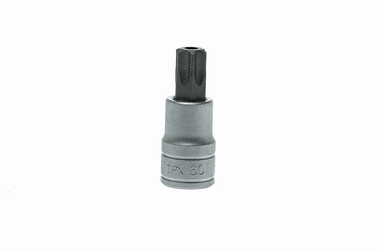 Teng Tools 1/2 in Drive Bit Socket, Tamperproof Torx Bit, T60