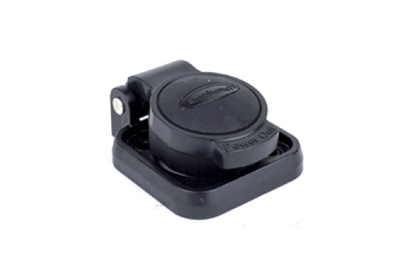 Amphenol Industrial Female Black Sealing Cap IP65 for use with HPT-3-FD and HPT-3-FDW Power Connectors