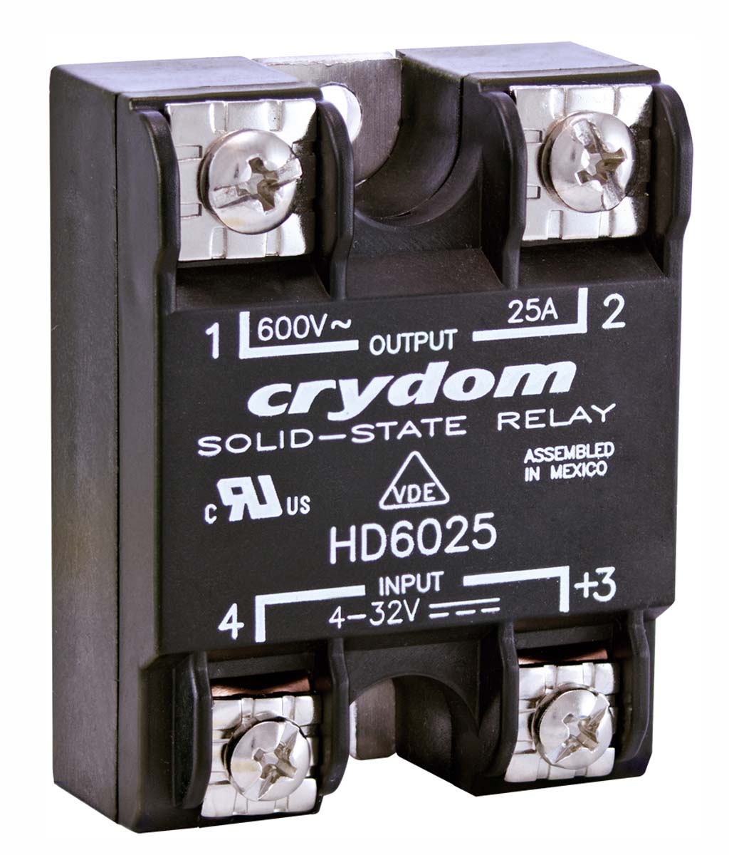 Sensata Crydom HD Series Solid State Relay, 125 A Load, Panel Mount, 530 V ac Load, 32 V dc Control