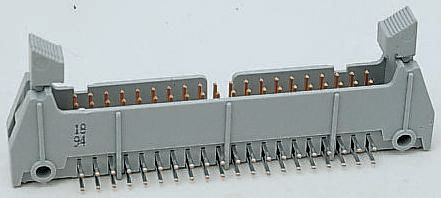 3M 3000 Series Right Angle Through Hole PCB Header, 10 Contact(s), 2.54 mm Pitch, 2 Row, Shrouded