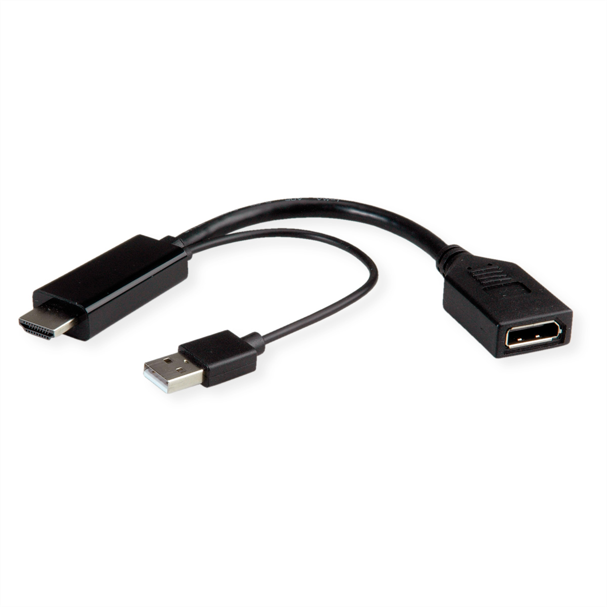 Roline USB A to DisplayPort Adapter, USB 2.0, 1 Supported Display(s)  - up to 4K