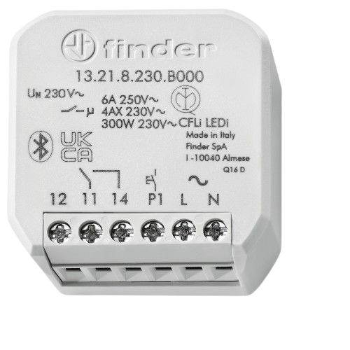 Finder Wall Mount Timer Relay, 250V, 1-Contact, 10s, SPDT