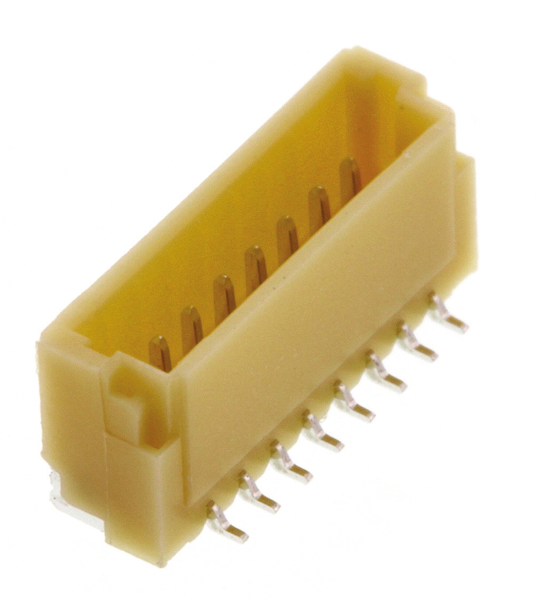 JST SH Series Straight Surface PCB Header, 8 Contact(s), 1 mm Pitch, 1 Row, Shrouded