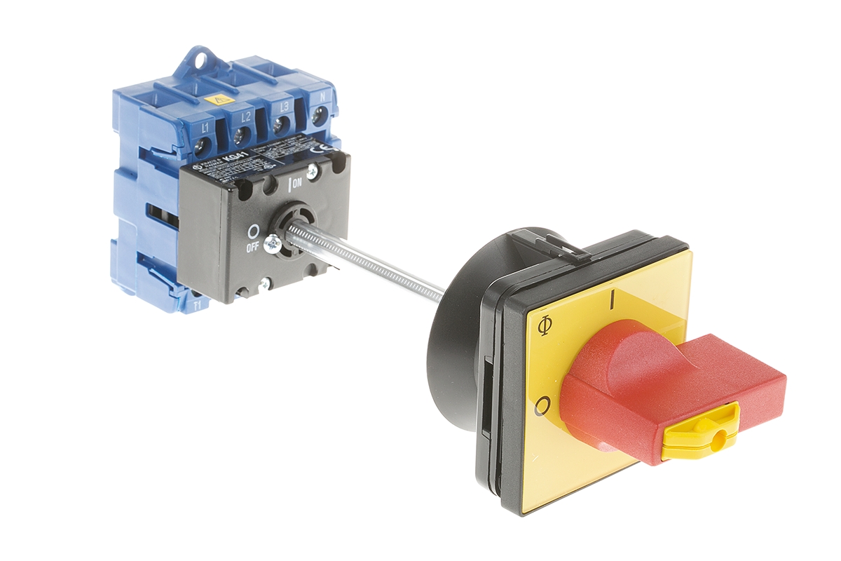 Kraus & Naimer 4P Pole Isolator Switch - 40A Maximum Current, 15kW Power Rating, IP65