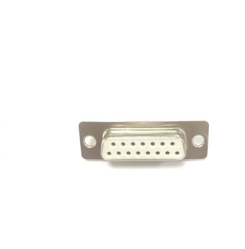 RS PRO 15 Way Panel Mount D-sub Connector Socket, 2.77mm Pitch, with Screw