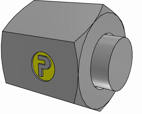 Parker End Cap 8mm x 20mm