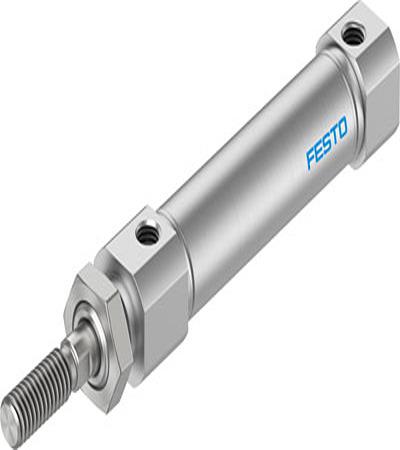 Festo 100 mm Pneumatic Piston Rod Cylinder - 5211906 DSNU Series, Double Acting Acting