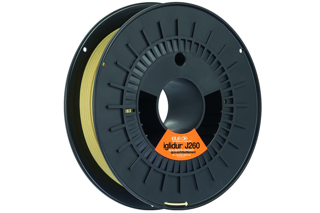 Igus 2.85mm Yellow iglidur J260-PF 3D Printer Filament, 750g