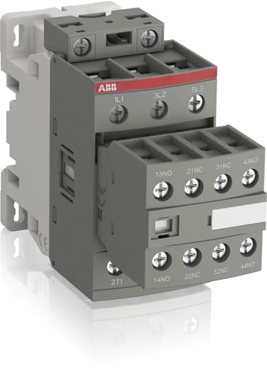 ABB 1SBL2 Contactor, 100 to 250 V ac Coil, 3-Pole, 50 A, 15 kW, 5NO/2NC