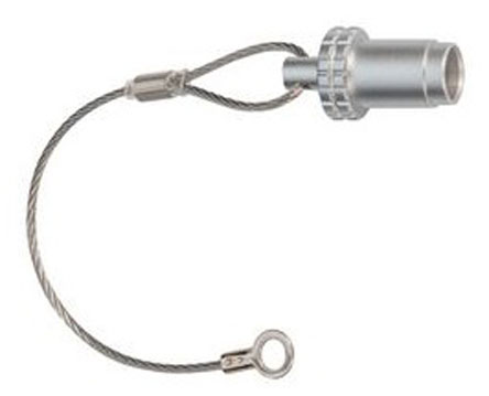 LEMO 0T Male Cable Seal IP68 Rated, with Chrome Finish, Brass