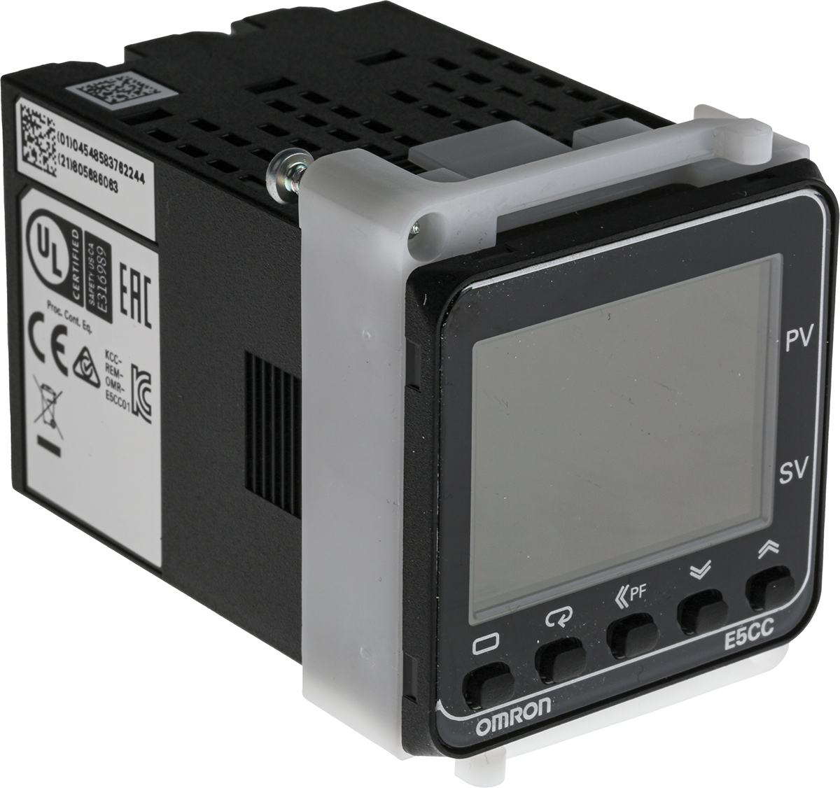 Omron E5CC Panel Mount PID Temperature Controller, 96 x 96mm 1 Input, 1 Output Relay, 100 → 240 V ac Supply Voltage