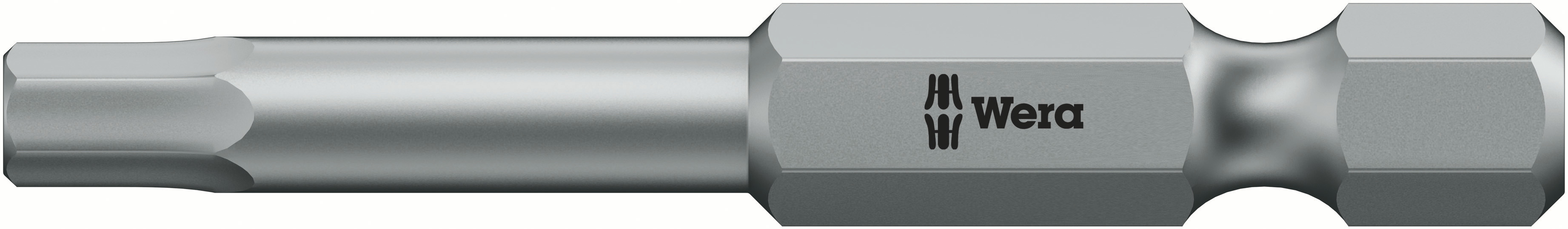 Wera Hexagon Plus BO Screwdriver Bit, 2 mm, 2 mm Tip, 89 mm Overall