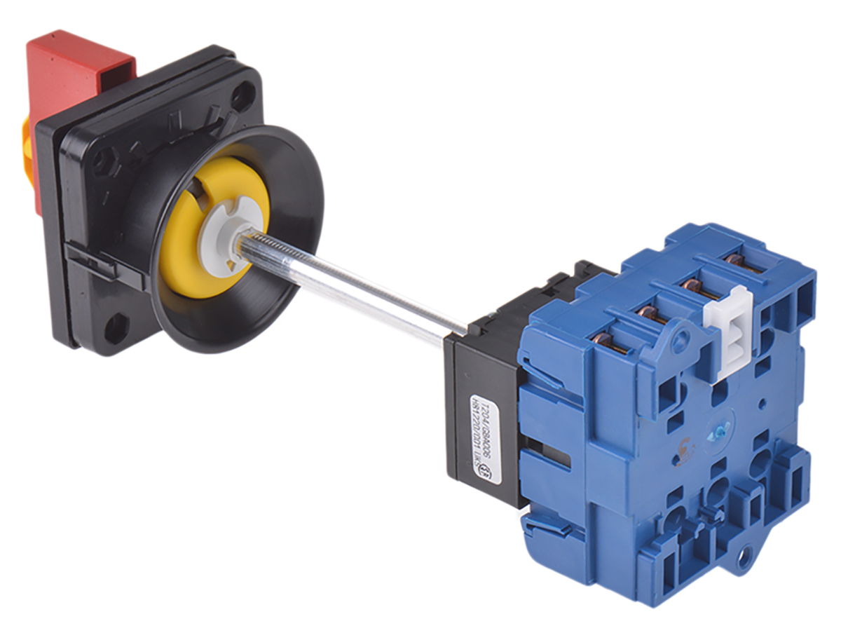 Kraus & Naimer 4P Pole Isolator Switch - 63A Maximum Current, 22kW Power Rating, IP65