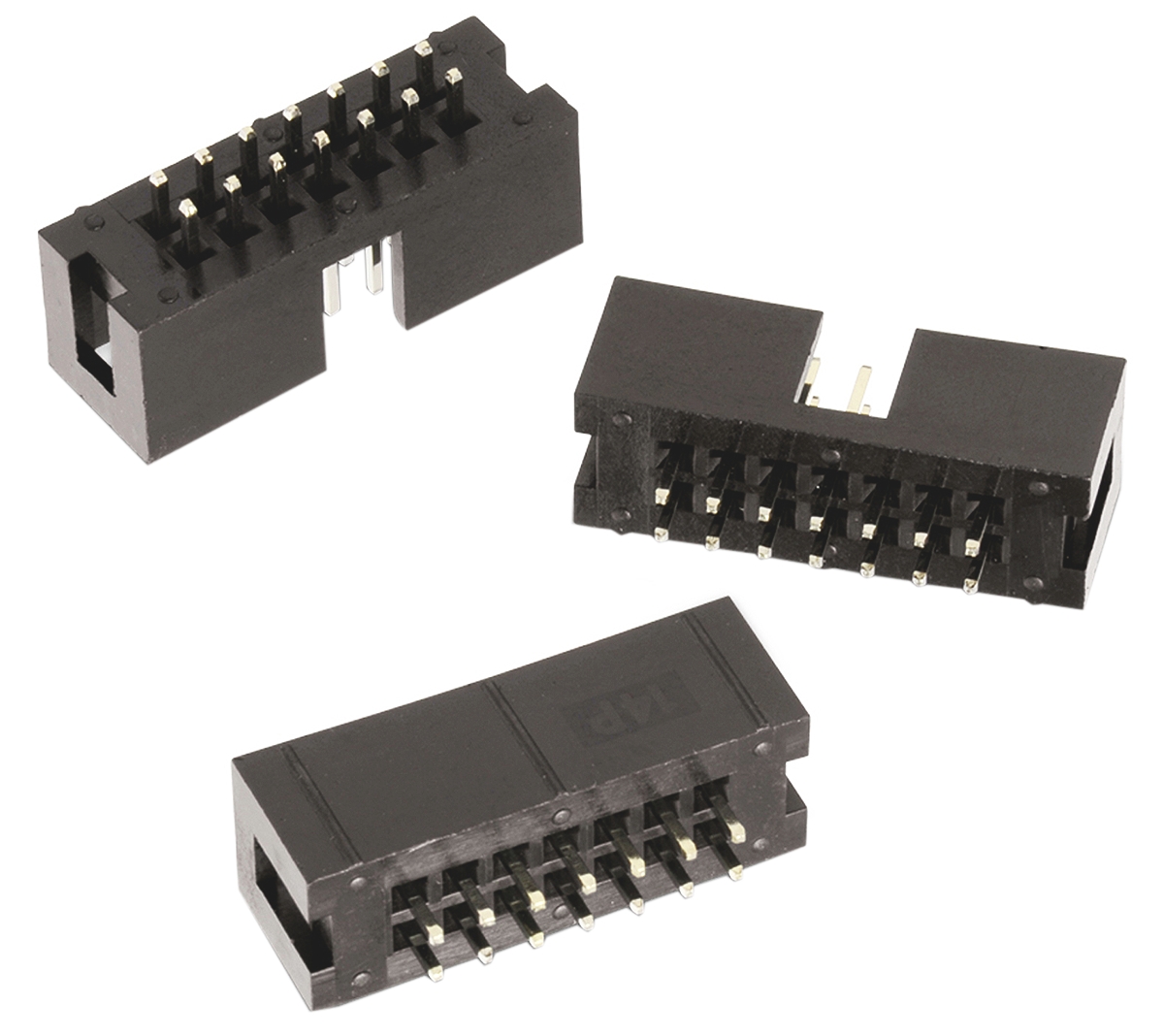Wurth Elektronik WR-BHD Series Straight Surface PCB Header, 8 Contact(s), 2.54 mm Pitch, 2 Row, Shrouded