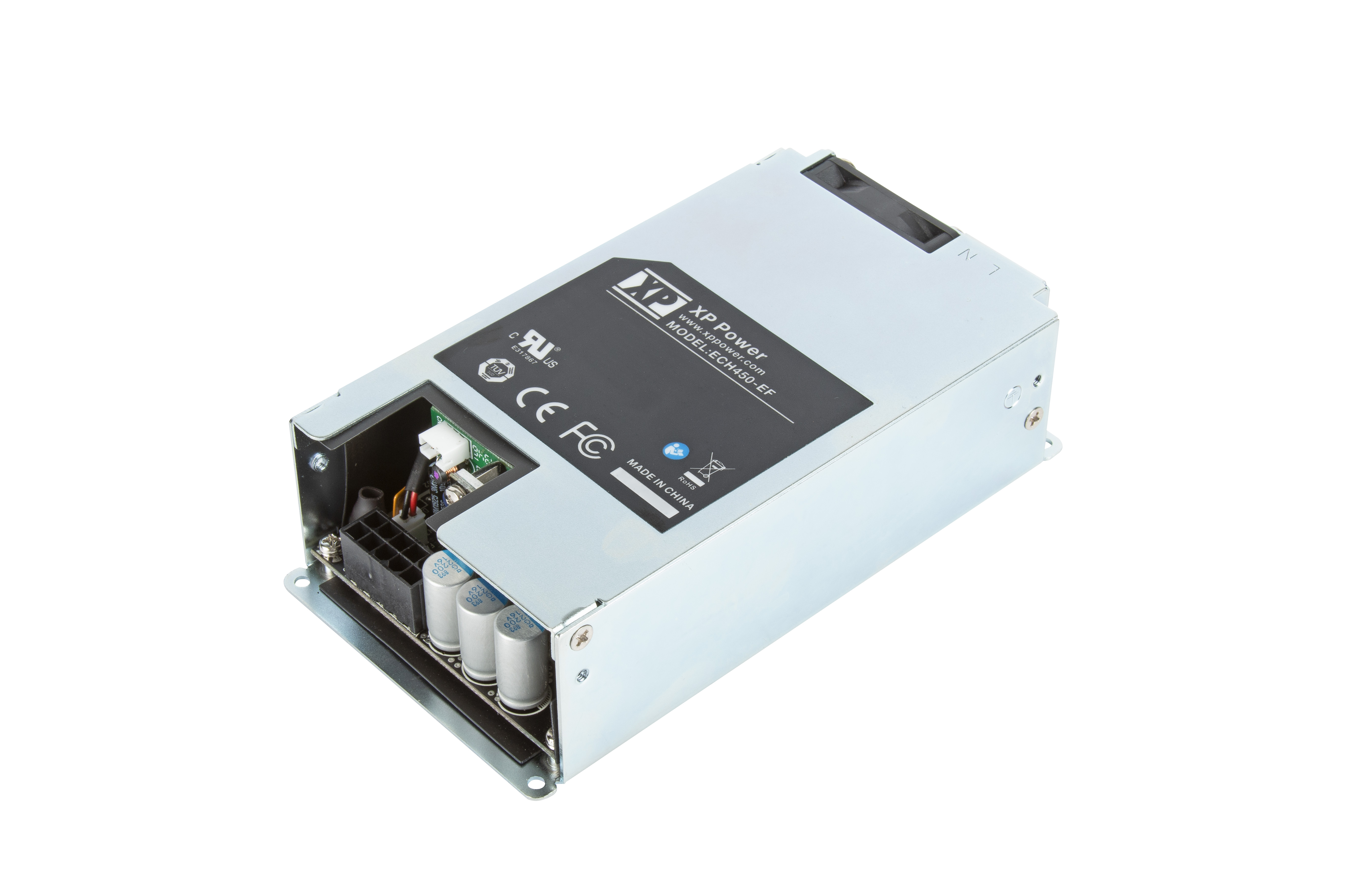XP Power Switching Power Supply, ECH450PS19-EF, 19V dc, 13 A, 23.7 A, 450W, 1 Output, 264V ac Input Voltage