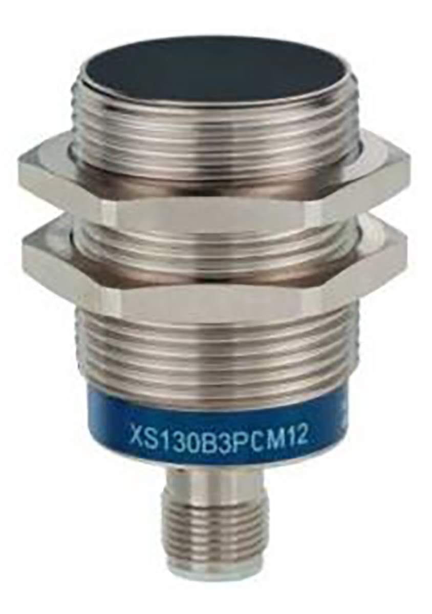 Telemecanique Sensors Inductive Threaded Barrel Proximity Sensor, M30, 15 mm Detection, PNP NO+NC, 12 → 24 V dc