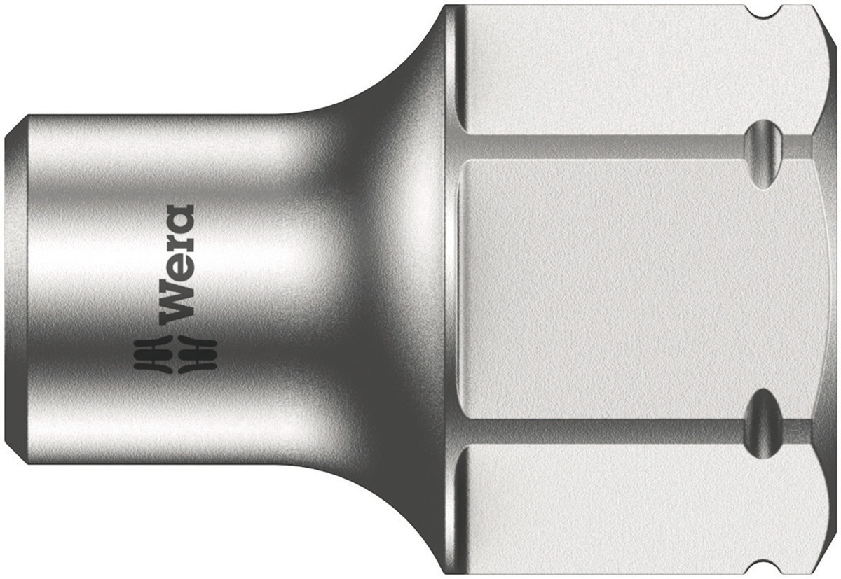Wera 1/4 in Drive 5mm Standard Socket, 6 point, 18 mm Overall Length