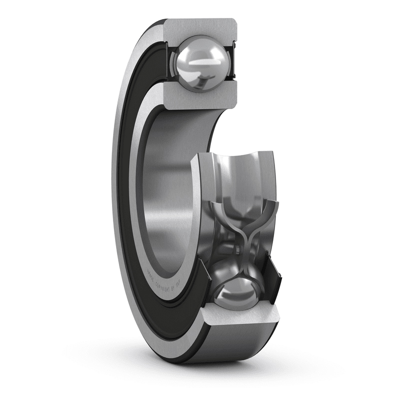 SKF 6217-2RS1/C3 1 Row Ball Bearing - 85 mm ID, 150 mm OD