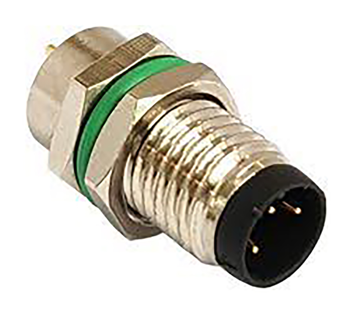 Bulgin Circular Connector, 5 Contacts, Rear, M8 Connector, Plug, Male, IP67, Buccaneer M8 Series