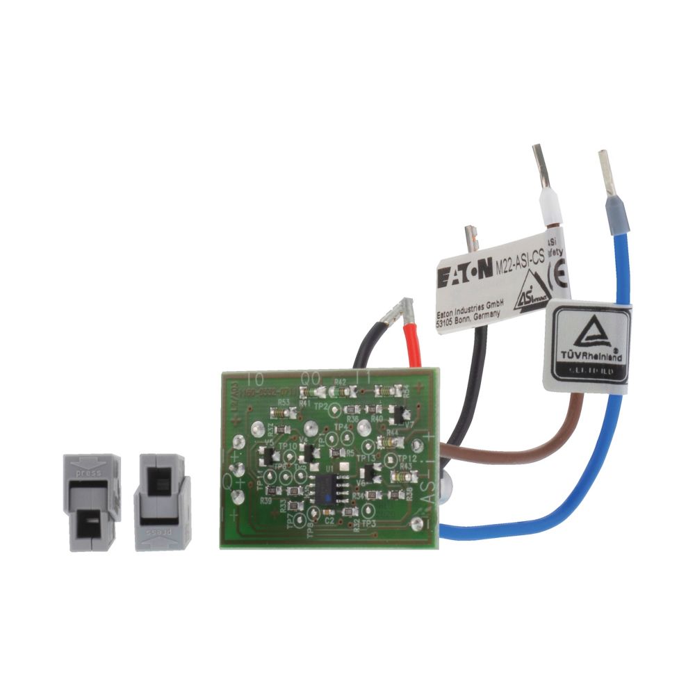 Eaton M22 Series Safety Module for Use with RMQ-Titan, Dual-Channel Input, LED Output, 26.5 → 31.6 V dc
