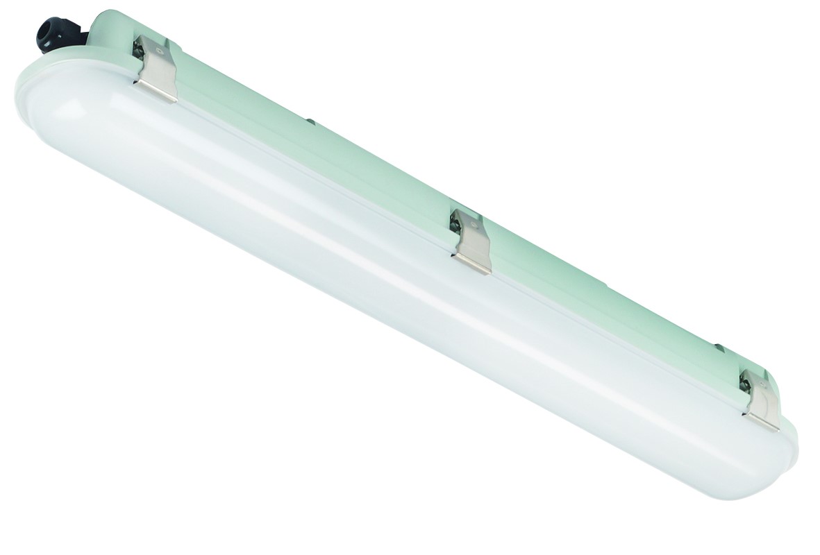 RS PRO 27W LED Batten Light, 240 V Batten Damp Proof Light, 1 Lamp, Anti-corrosive, 0.6 m Long, IP65