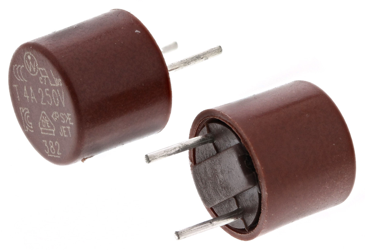 Wickmann PC Board Non Resettable Fuse, Radial 4A, 250V ac