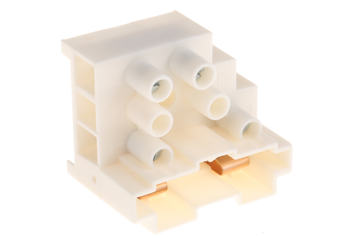 CAMDENBOSS Fused Terminal Block, 2-Way, 20A, 4 mm² Wire, Screw Down Termination