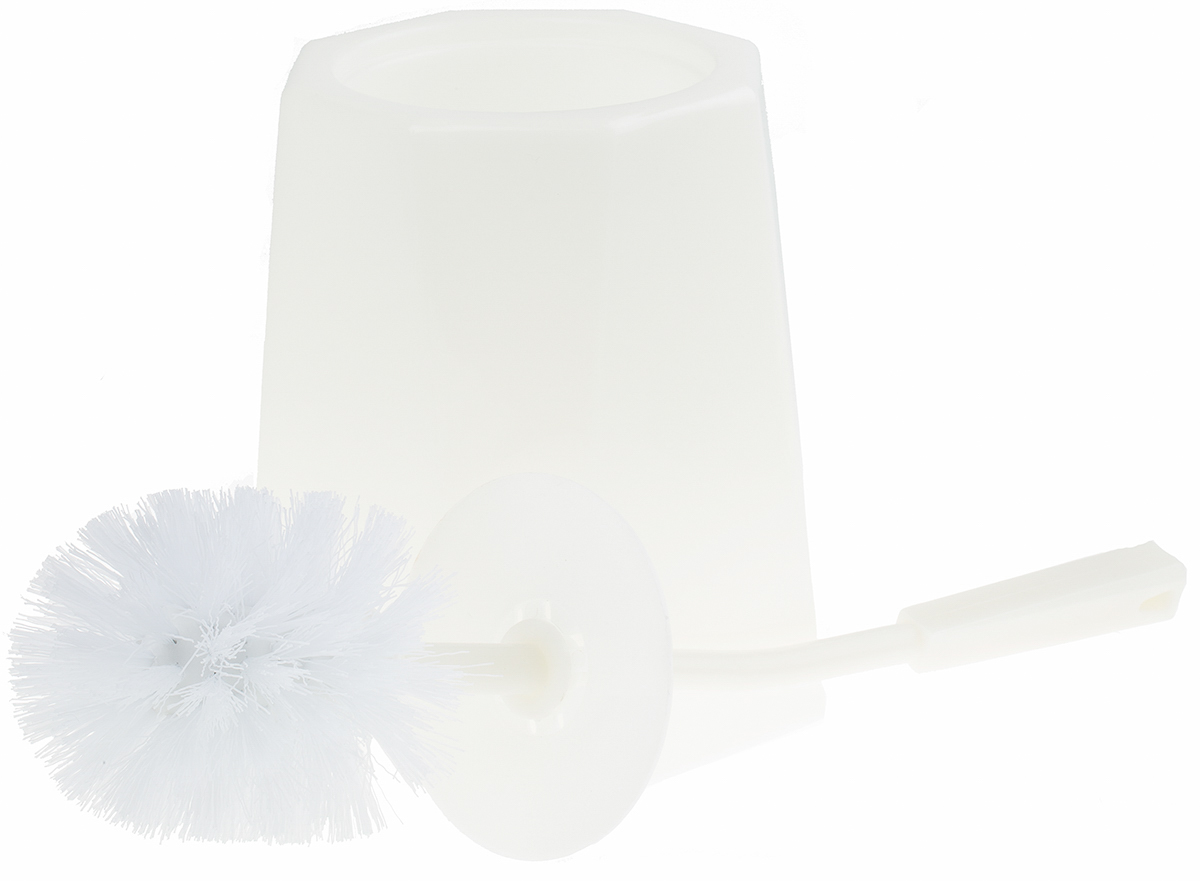 RS PRO Medium Bristle White Toilet Brush, Nylon bristle material