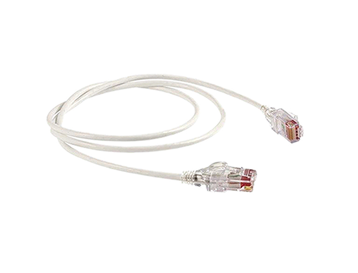 HellermannTyton Connectivity, 5m Cat6, White RJ45 to Male RJ45 Male, U/UTP Unshielded, Terminated LSZH Sheath