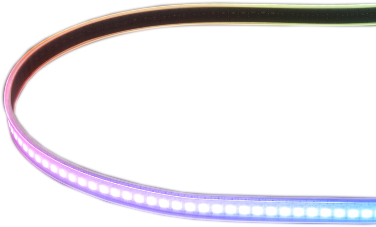 ADAFRUIT INDUSTRIES 5V dc RGB LED Strip Light, 500mm Length