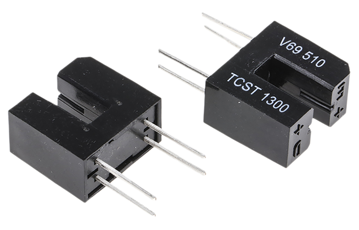 TCST1300 Vishay, Through Hole Slotted Optical Switch, Phototransistor Output