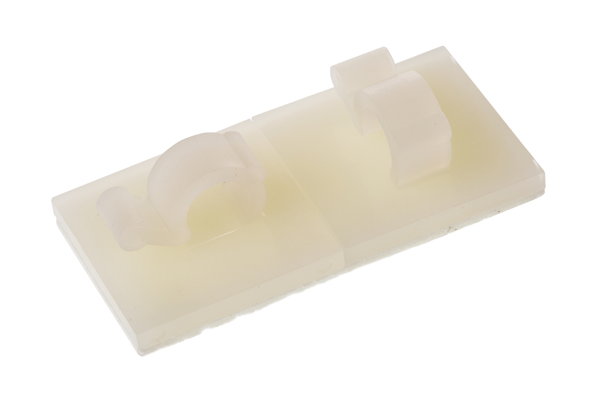 HellermannTyton Natural Nylon Cable clip, 6mm Max. Bundle