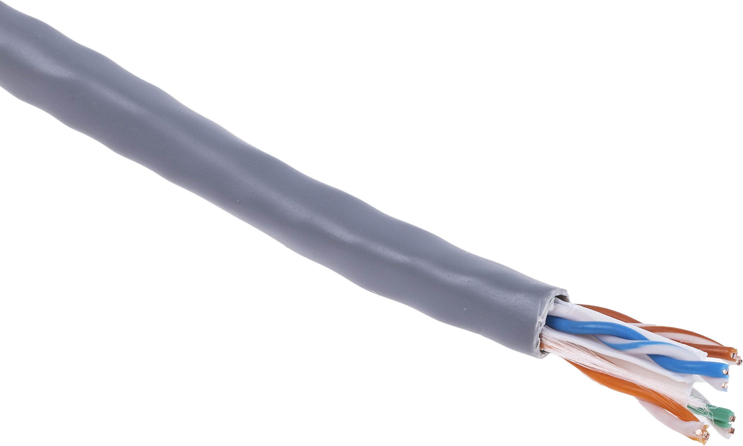 RS PRO, 305m Cat6, Grey, U/UTP Unshielded, Unterminated PVC Sheath
