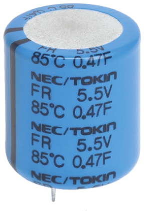 KEMET 22mF Supercapacitor -20 → +80% Tolerance, Supercap FR 5.5V dc, Through Hole