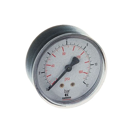 Camozzi R 1/8 Analogue Pressure Gauge 12bar 38.8mm Outside Diameter