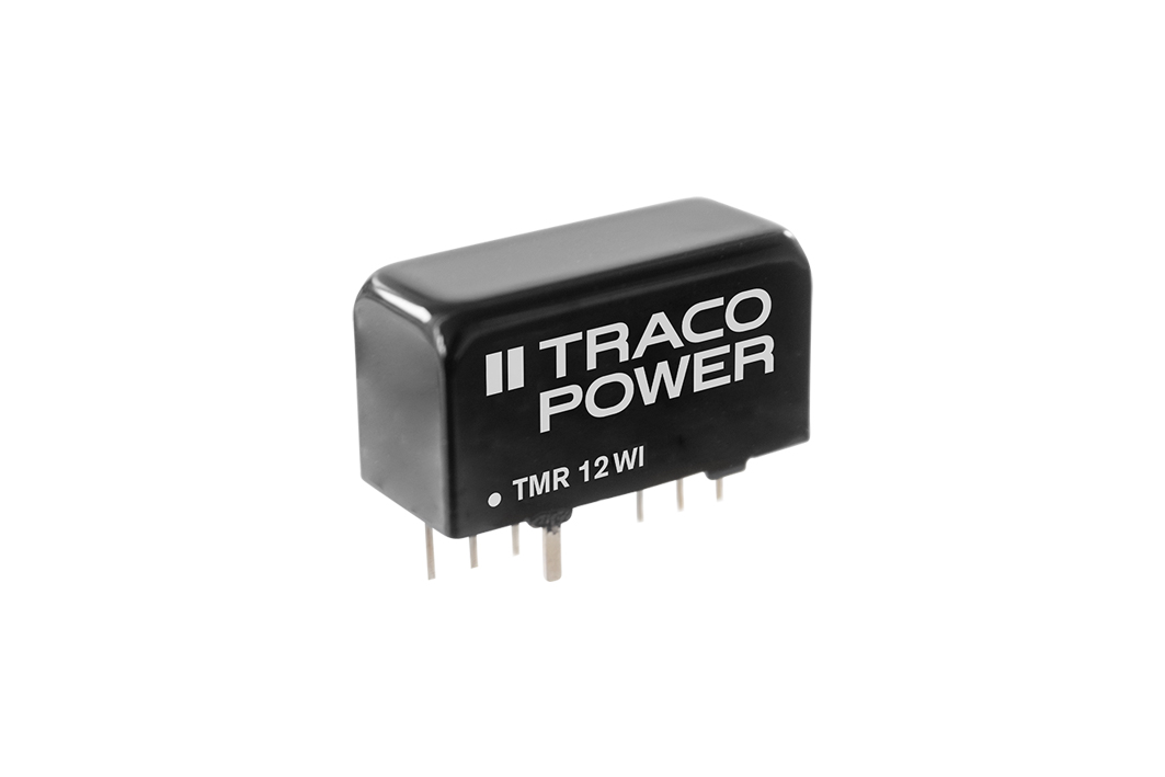 TRACOPOWER TMR 12WI DC-DC Converter, 24V dc/ 500mA Output, 18 → 75 V dc Input, 12W, PCB Mount, +85°C Max Temp