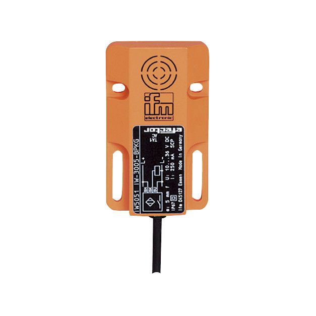 ifm electronic Inductive Block Proximity Sensor, 8 mm Detection, PNP NO, 10 → 36 V dc