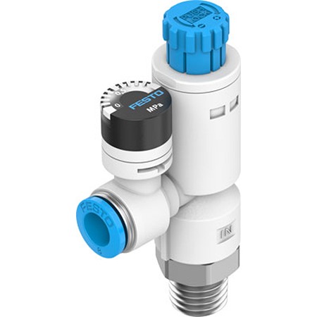 Festo R 1/8 Regulator -, 1/8 in, 8bar max. input, VRPA-LM-R18-Q8