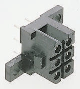ITT Cannon Trident Series Straight Through Hole Multiway Connector, 3 Contact(s), 5.08 mm Pitch, 1 Row, Shrouded