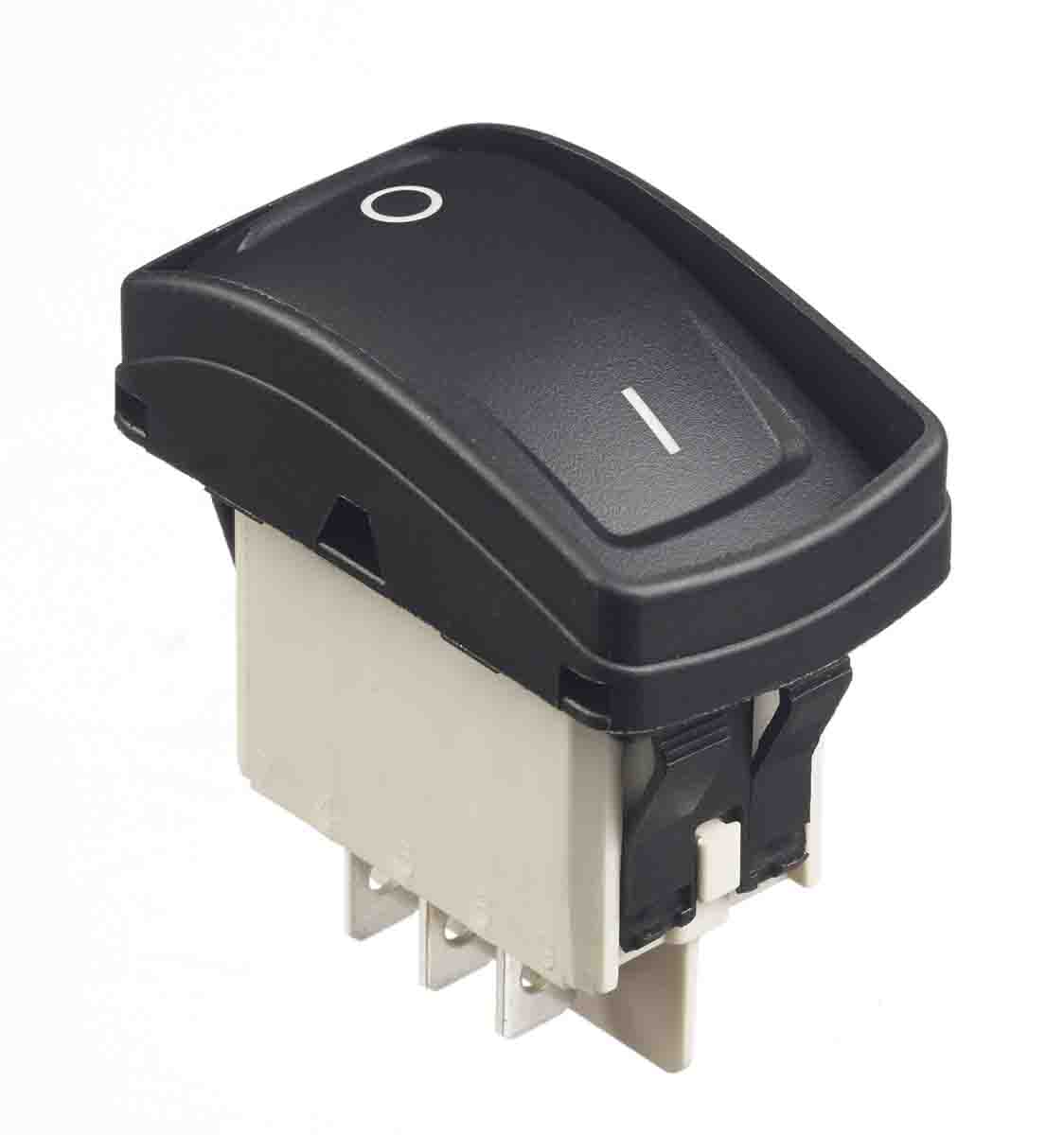 APEM No SPDT, Latching On-On Rocker Switch Panel