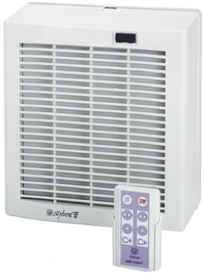 Soler&Palau HV-230 RC HV Wall Mounted, Window Mounted Extractor Fan, Extraction, Insufflation, 489m³/h, 43dB(A), Remote